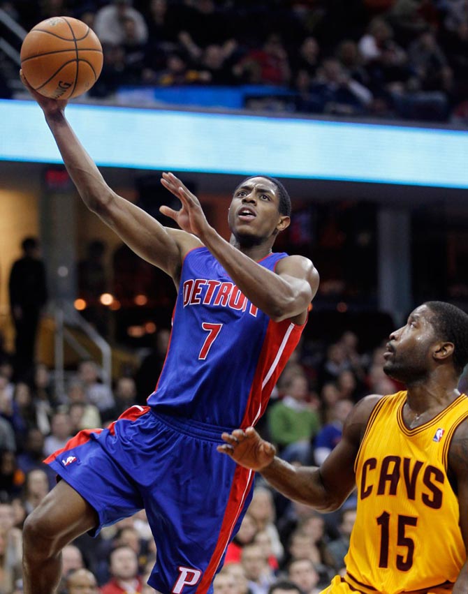 brandon knight #7 blue jerseys